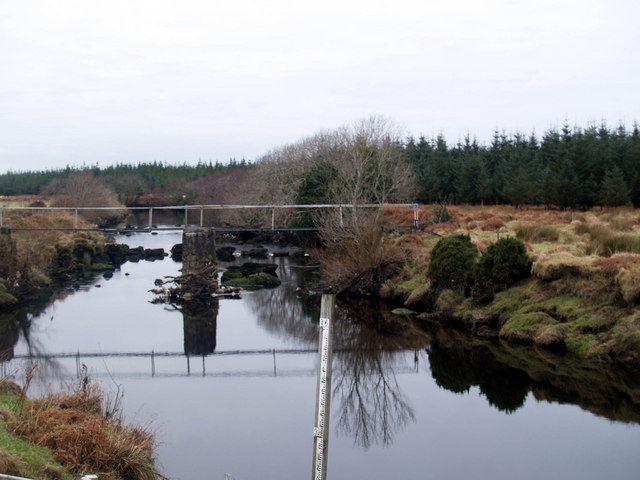 Footbridge over the Owenea river, Glenconwell Ardara