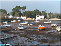 SX9780 : Cockwood Harbour at low tide by Rob Purvis