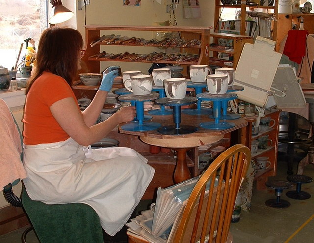 Hand Painting at West Highland Stoneware