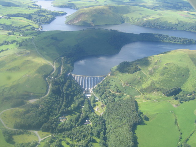 Llyn Clywedog and Clywedog Dam
