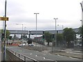 SP0077 : The Rover bridge over the A38 at Longbridge being demolished by Roy Hughes