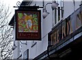 The Fox Inn pub sign, Lower Chaddesley