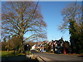 Wormley Post Office and adjacent cottages.