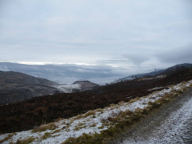 Looking Down to Loch Ness from Wade's Road