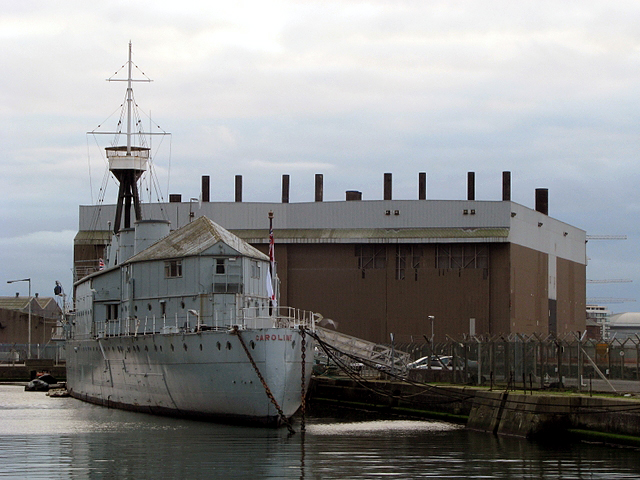 HMS 'Caroline', Alexandra Dock Belfast