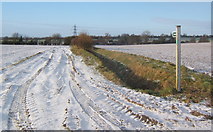 TM0759 : Track to Park Farm by Andrew Hill