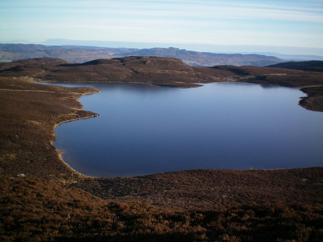 Loch Skiach from Craig Lochie E spur