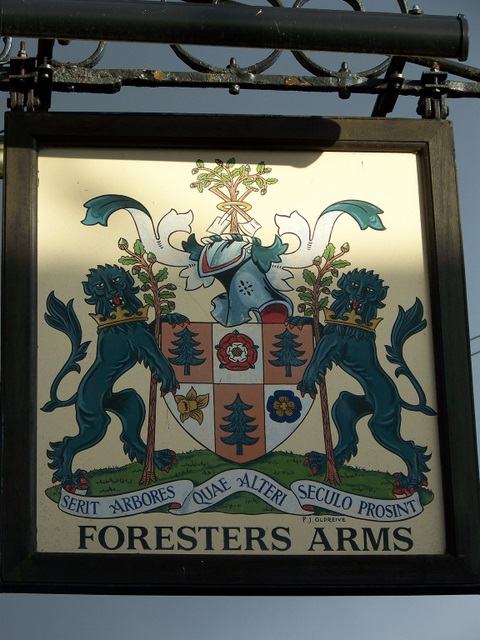 Sign for the Foresters Arms