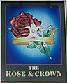 Sign for the Rose and Crown