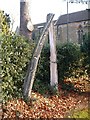 Whale bone arch in the graveyard at St Helen