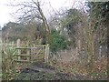 Old Kissing Gate on footpath