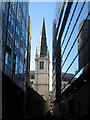 TQ3380 : The tower of St. Margaret Pattens, Eastcheap, EC3 by Mike Quinn