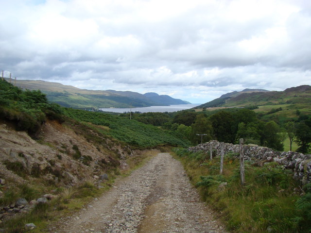 General Wade's Military Road with Loch Ness in the background