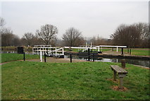 SX9390 : The lock by the Double Locks Hotel by N Chadwick