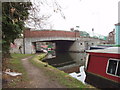 TQ0483 : Grand Union Canal bridge 186 - Dolphin Bridge by David Hawgood