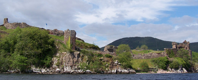 Nessie's view of Urquhart Castle