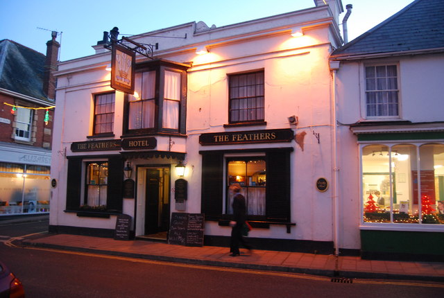 The Feathers Hotel High St Budleigh N Chadwick Geograph Britain And Ireland