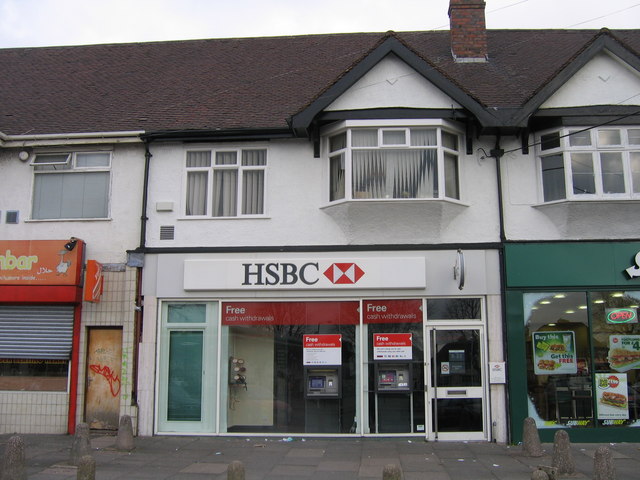 Midland Bank / HSBC Washwood Heath Road. Sorting code 40-11-37