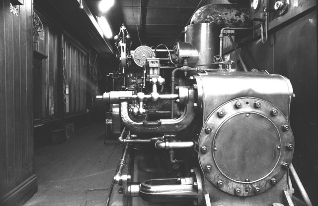 Pusher steam engine, Ledgard Bridge Mills