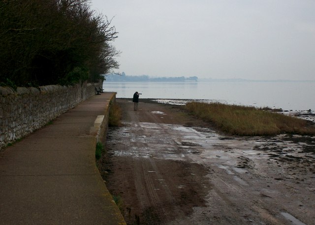 Photographer on the Exe estuary at Topsham
