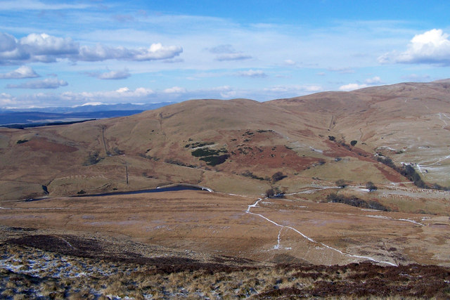From Dumyat towards the north