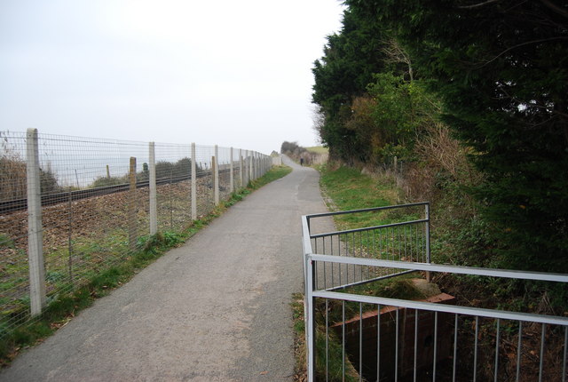 National Cycleway 2, along the Exmouth railway line
