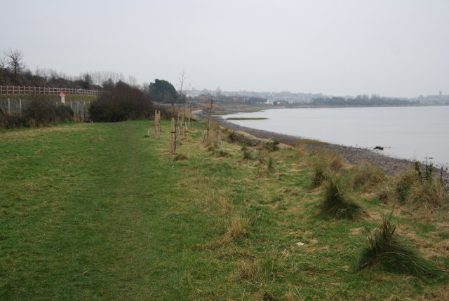 East Devon Way along the Exe Estuary
