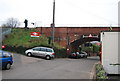 Railway bridge over The Strand by Lympstone Station