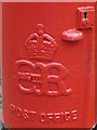 SZ0490 : Canford Cliffs: Edward VIII postbox cipher by Chris Downer