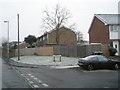 A frosty scene at the junction of Meyrick Road and West Street