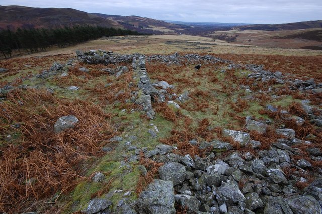Close up of Shanno Castle (remains of)
