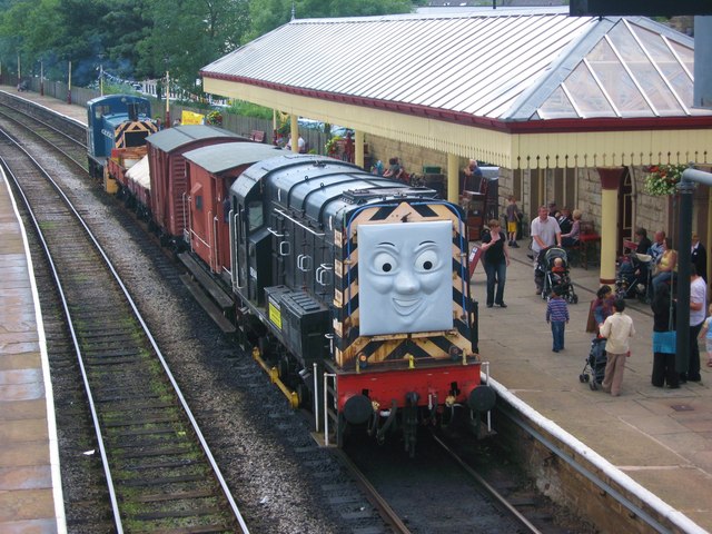 Thomas the Tank engine event at Ramsbottom Station