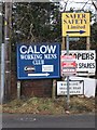 Calow - signage