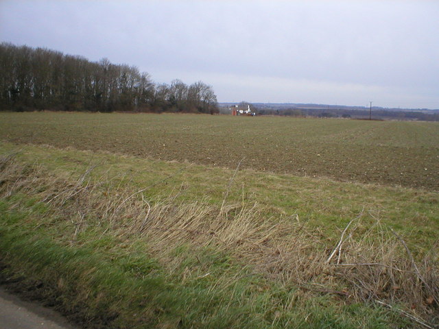 Farmland fields towards Hill Farm