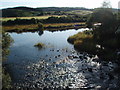 The confluence of the Polharrow Burn and Water of Ken.