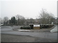 Lone car parked at Havant College