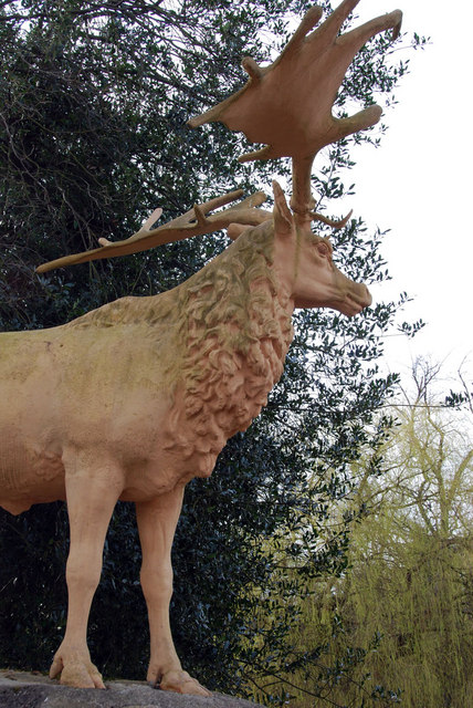 'Elk' statue in Crystal Palace Park