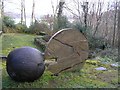 H0239 : Sculpture, Glenfarne Forest by Kenneth  Allen