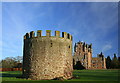NO3847 : West tower, Glamis Castle by Dan