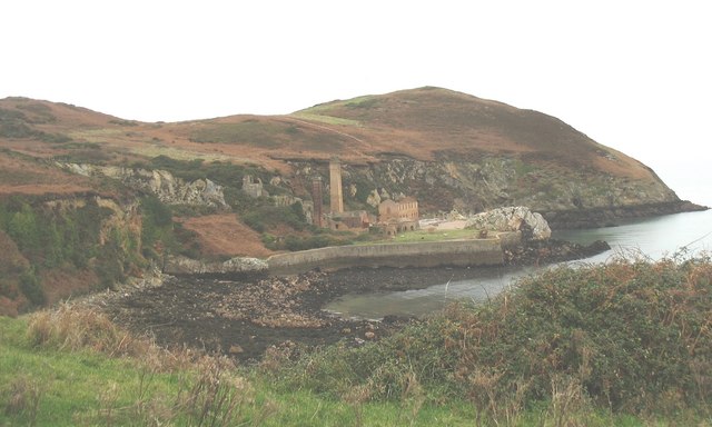 The quays at Porth Wen brick works at low water