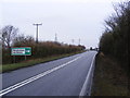 The  A140 near to the Memorial