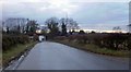 A wet Marston Lane railway bridge