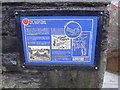 The Bacup Trail Plaque, Rochdale Road