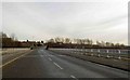 SE2923 : Batley Road bridge crosses M1 motorway by Steve  Fareham