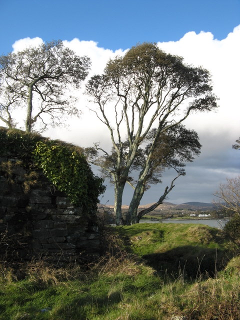 The remains of Dunboy Castle