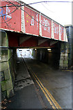 SK5539 : Railway Bridge over Sherwin Road by David Lally