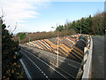 Retaining Wall A442 looking North-East