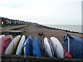 Boats on the beach by  Tankerton Sailing Club