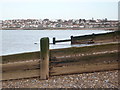 On the beach east of Swalecliffe, looking towards Hampton