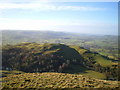 Todleth Hill from Roundton hillfort